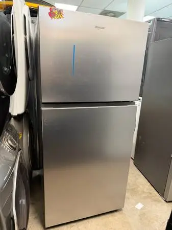 New whirlpool refrigerator top- freezer 19 cu ft-30” inch width