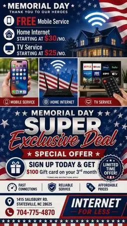 Starting at $30 a month!