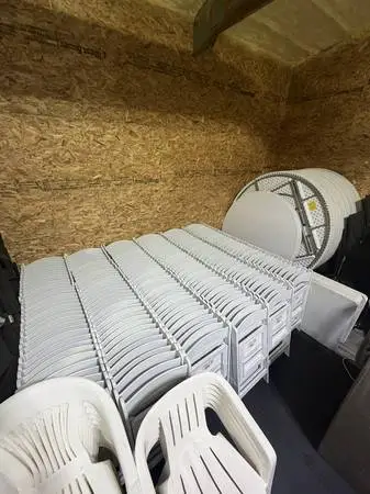 EVENT CHAIRS, TABLES FOR SALE