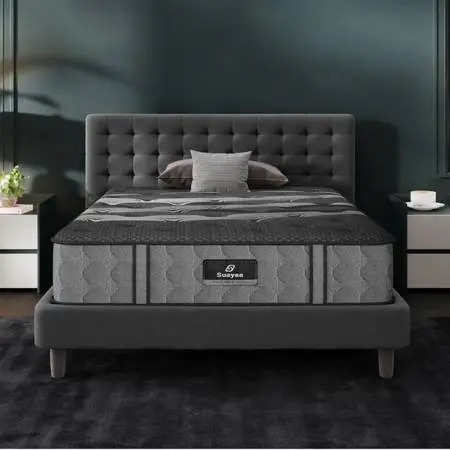 Suayea Twin Size Mattress, 8 Inch Luxury Hybrid Twin Mattress in a Box, Cooling