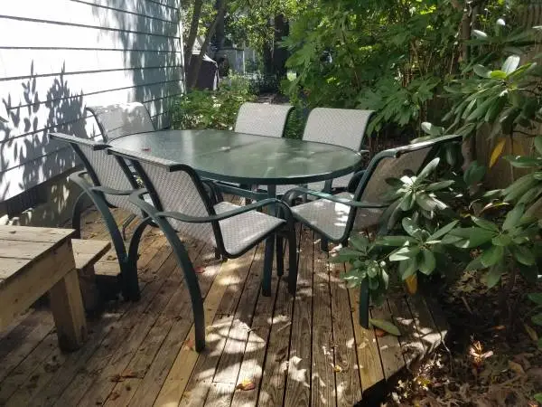Outdoor Large Dining Table & 6 Chairs