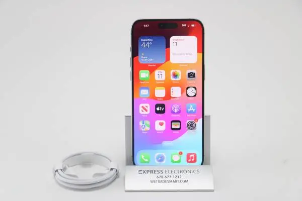 EXCELLENT Apple iPhone 15 Pro 128GB Natural Titanium FACTORY UNLOCKED