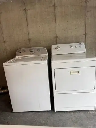 Heavy-Duty Whirlpool Washer & Dryer Set - Ready to Use Price