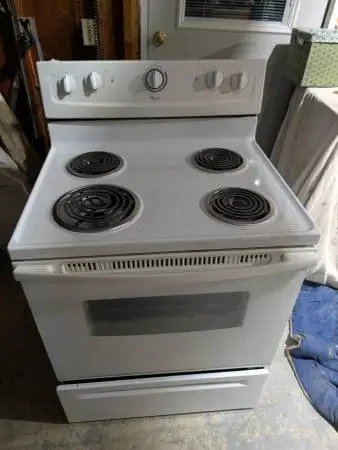 Whirlpool-30 inch Four burner electric Range-Free Delivery