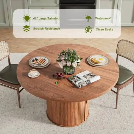 47 Round Dining Table With Stronge Drawer