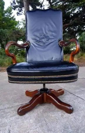 Vintage Drexel Heritage Executive Leather Armchair