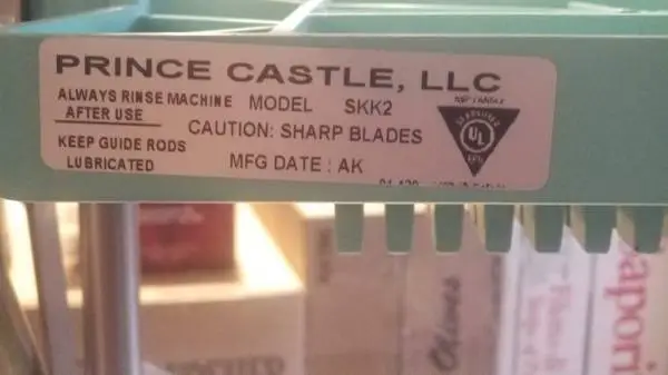 NEW Castle King SKK2 lettuce chopper