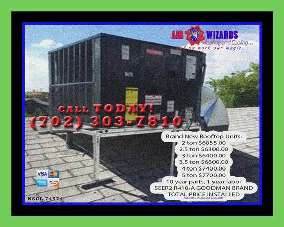 Are you looking for Brand New Rooftop Package AC Unit Air Conditioning