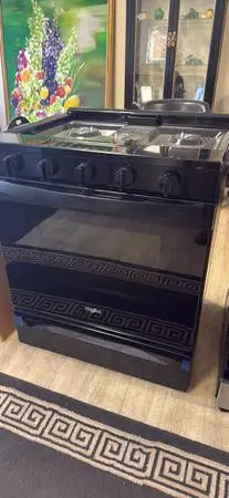 New whirlpool gas stove 5 burner air fry