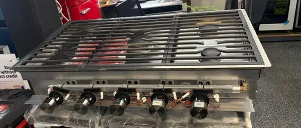 Stainless steel Contemporary Gas Stovetop