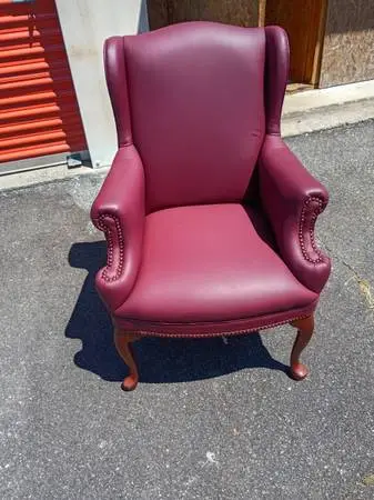 Two new Wing Back Chair. Part of a furniture warehouse liquidation. $1