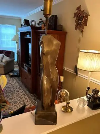 ART DECO LAMP CIRCA 1950S