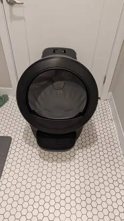 Litter Robot 4 with Litter Hopper - Black