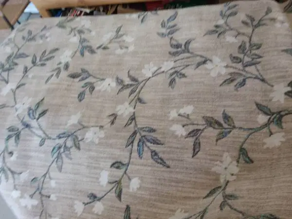 Area carpets - Two Floral print & One solid Tan