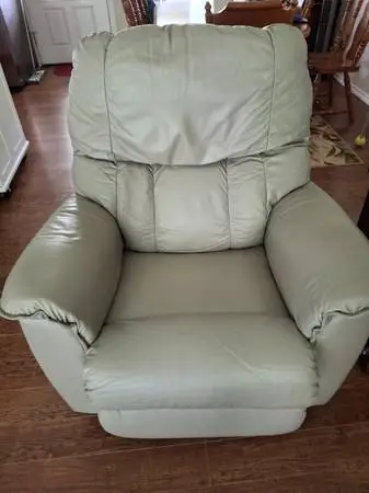Leather recliner