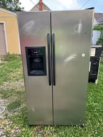 25 cubic foot stainless steel side by side guaranteed delivery is available