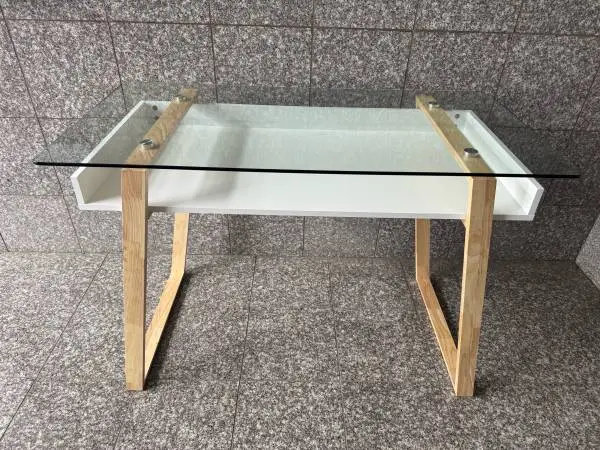 Glass Computer Writing Desk Table