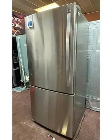 Stainless Steel Kenmore Bottom Freezer