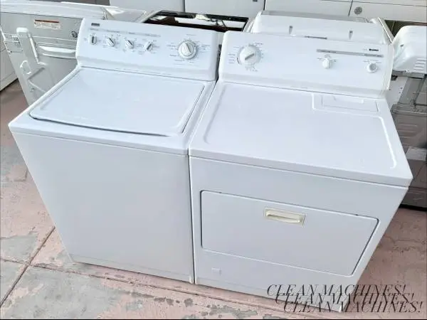 Kenmore Washer And Gas Dryer CLEAN MACHINES!