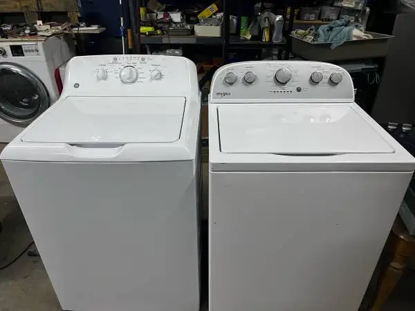 Washing machines available