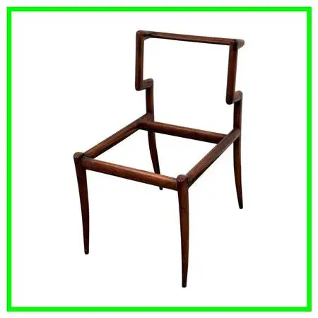 Rare Mid-century Open Wood Lounge Chair Frame, Circa 1954