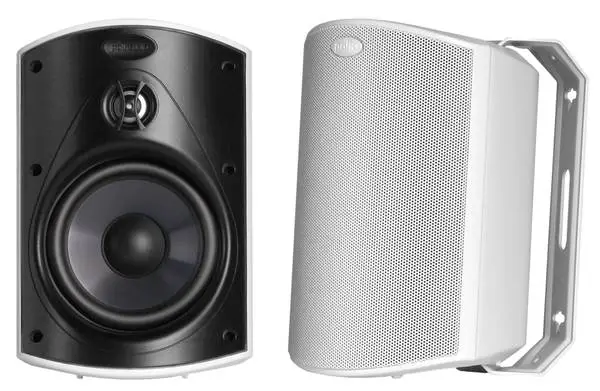 2-PACK Polk Audio Atrium 4 All-Weather Outdoor Speakers, Powerful Bass