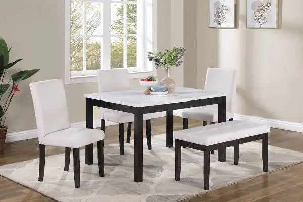 wood 6pc dining set www.capricefurniture.com