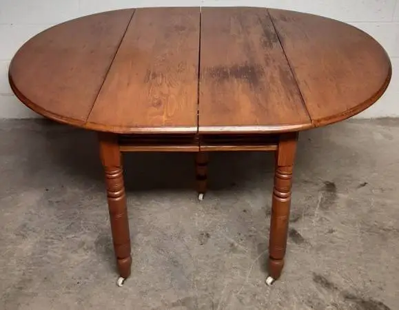 1800s Solid Oak Harvest Table