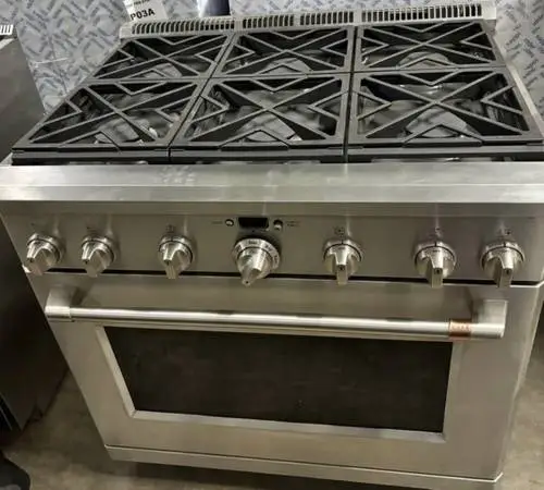 GE Cafe Stainless Steel 36” Inch Wide Gas Range (Order Computer)