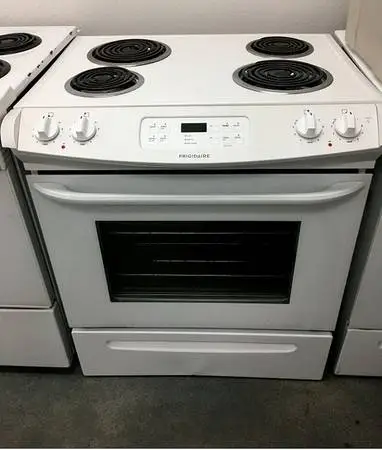 Electric White Stove