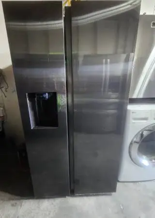 Samsung Refrigerator Black Stainless Steel 2 Door