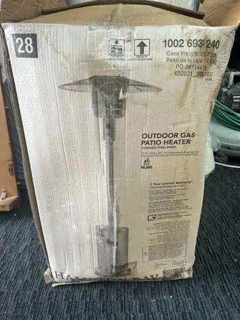 Hampton Bay 82” Tall 48,000 BTU Patio Heater BRAND NEW
