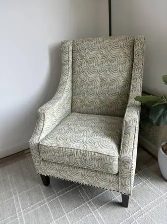 Beautiful Wingback Arm Chair For Sale