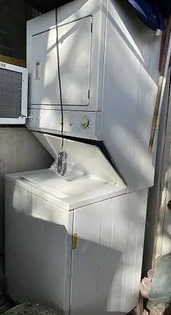 Washer & Drying stackable machine,used,