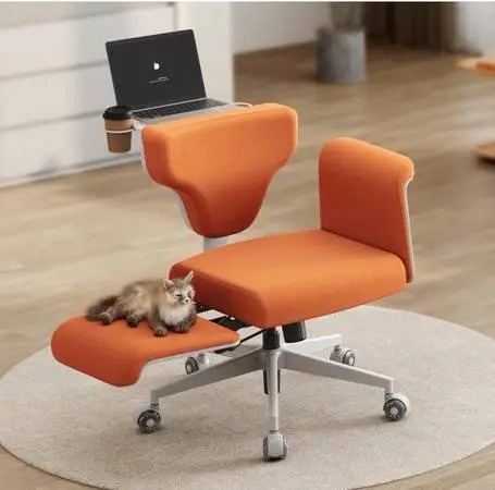 Newtral Ergonomic Home Office Chair w/Retractable Laptop Tray - Reclining Multif