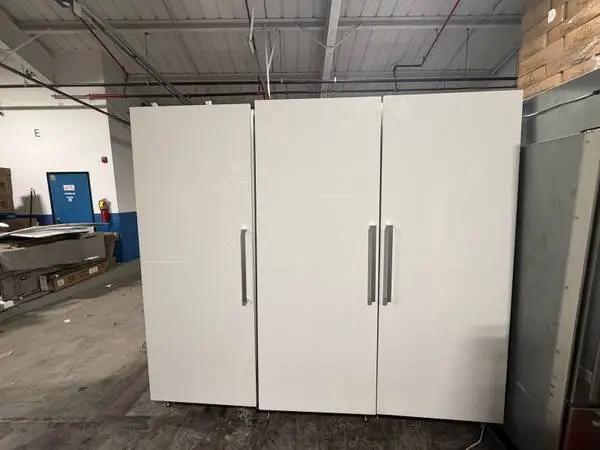 Miele White Two Built In Fridges and One Freezer All 30” Inch Wide