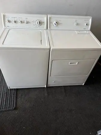 Kenmore large capacity heavy duty washer and gas dryer