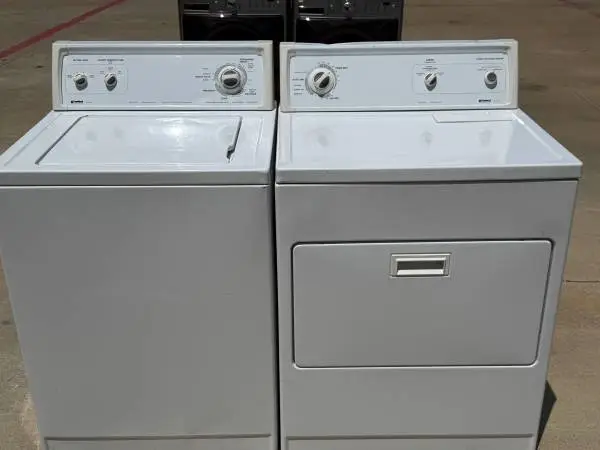 Kenmore washer and Kenmore dryer heavy duty super load capacity