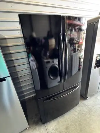 Black color Samsung Refrigerator French 3 Door with ice maker