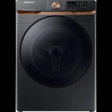 SAMSUNG 27 BRUSHED BLACK FRONT LOAD WASHER (OUT OF BOX)