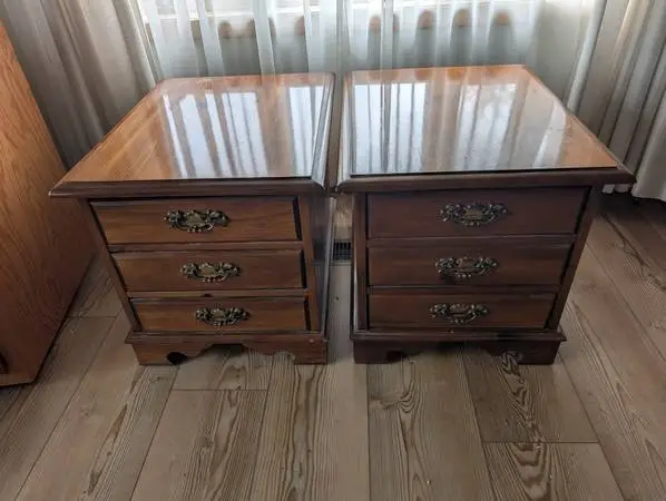 2 End Tables with drawers