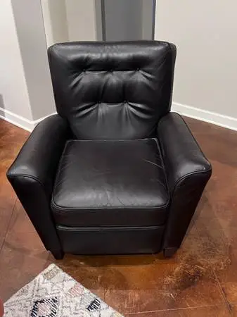 Brown Leather Recliner