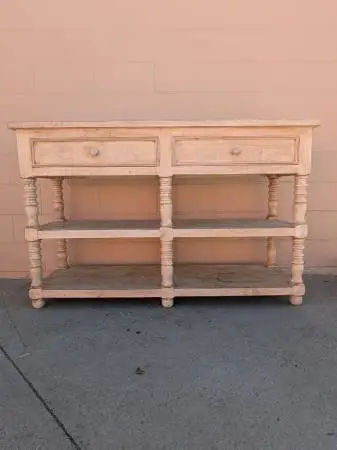 Modern rustic farmhouse console media entryway sofa sideboard table