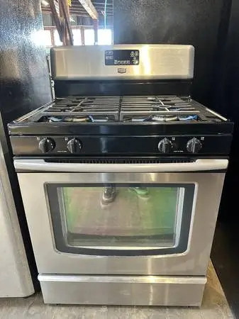Maytag 5 Burner Stainless Steel Gas stove LIKE NEW W/ WARRANTY!!