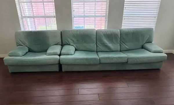Free - low profile leather armchair, sofa, loveseat (genuine leather)