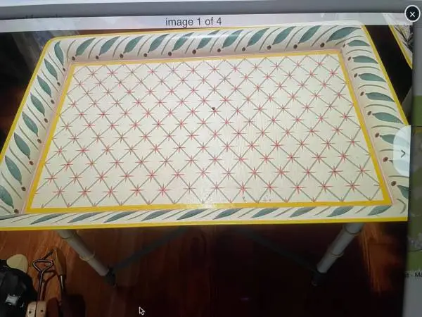 (2) Mackenzie Childs Tables Downsizing