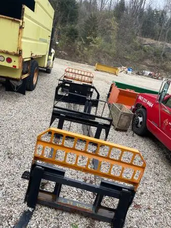Skid loader forks