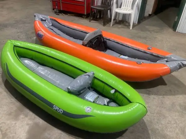 Two AIRE brand Whitewater Rafts / kayaks for sale