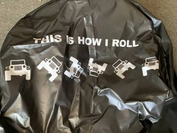 NEW! This is How I Roll Spare Tire Cover for 35 Jeep tires