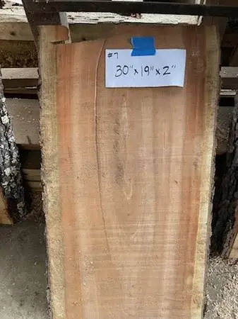 Live Edge Cherry Slab 7